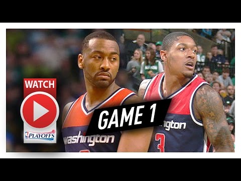 John Wall & Bradley Beal Game 1 ECSF Highlights vs Celtics 2017 Playoffs - 47 Pts, 16 Ast for Wall
