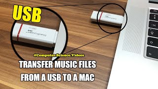 How to TRANSFER Music Files from a USB to a Mac - Basic Tutorial | New
