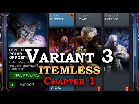 Variant 3 - Polar Opposites - Chapter 1 (itemless) | Marvel Contest of Champions Live Stream