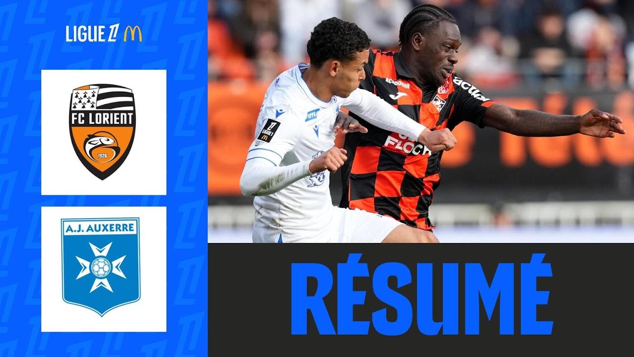 Lorient vs Auxerre Highlights