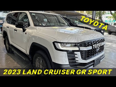 2023 Toyota Land Cruiser GR Sport White Color | Exterior & Interior Walkaround