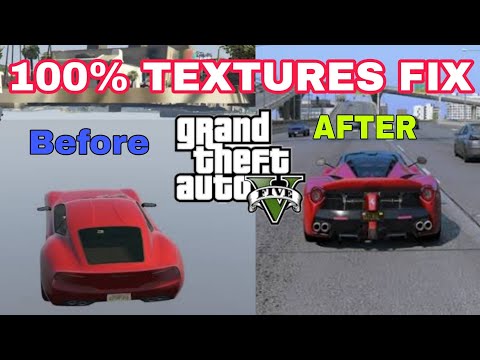 How To Fix GTA V Texture missing Problem (2021) | GTA V Roads Disappear Fix | World not loading Fix