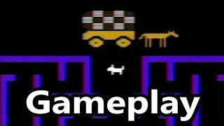 Chase the Chuck Wagon Atari 2600 Gameplay