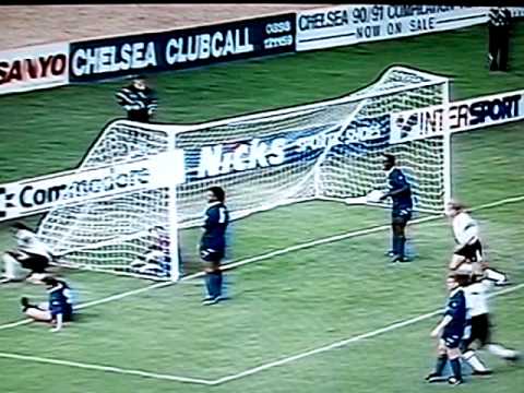 Joe Allon scores on his debut for Chelsea v Wimbledon