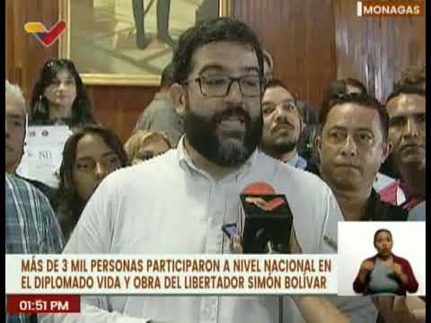 Monagas | Diplomado "Vida y Obra del Libertador Simón Bolívar" realizado por más de 3 mil personas