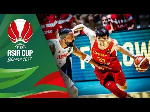 Highlights from Lebanon v China in Slow Motion - Classification 5-6 - FIBA Asia Cup 2017