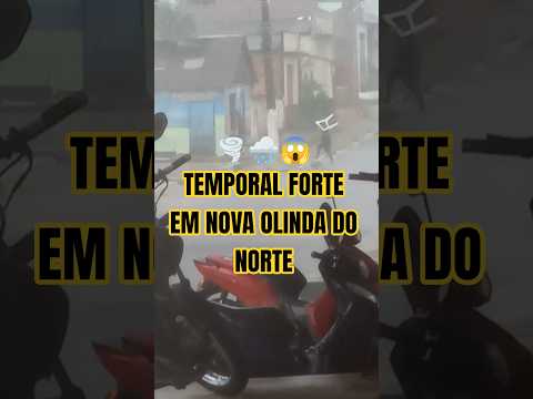 TEMPORAL PEGOU TODOS DE SURPRESA EM NOVA OLINDA DO NORTE, AM