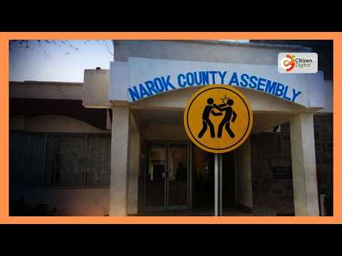 Chaos in Narok County Assembly as MCAs clash over ouster motion