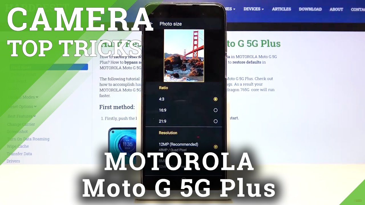 Camera Top Tricks for MOTOROLA Moto G 5G Plus – Best Camera Features