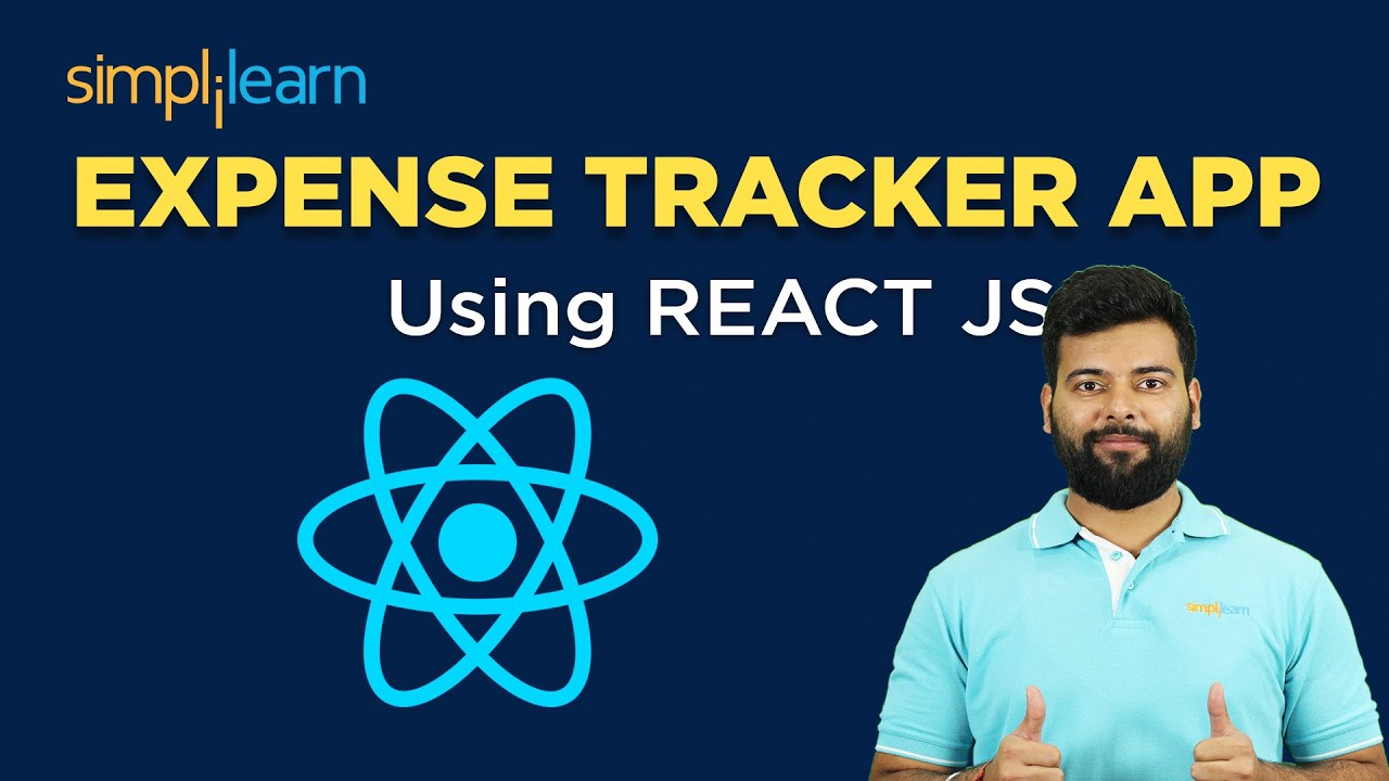 EXPENSE TRACKER APP Using REACT JS | REACT JS Projects For Beginners | Simplilearn #React #JS #Html