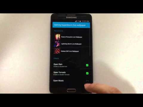 3D Super Storm Live Wallpaper Video