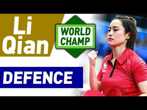 LI QIAN - best points, long pips defence