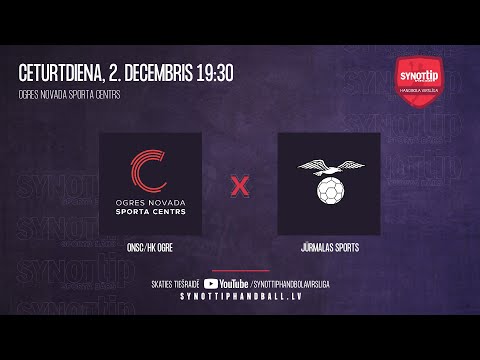 ONSC/HK OGRE - Jūrmalas Sports | SynotTip handbola virslīga 2021/2022
