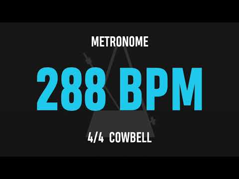 288 BPM 4/4 - Best Metronome (Cowbell)