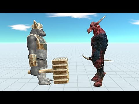Ghor Hammer Vs Kozarog the Demon - Animal Revolt Battle Simulator