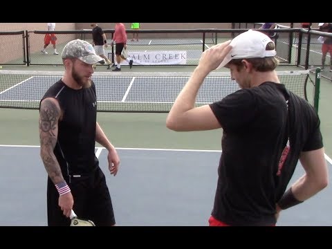 Nationals Pickleball 19+ 5.0MD 1/8 Final Kyle Thieme/Matt Staub v Mills Miller/Callan Dawson part