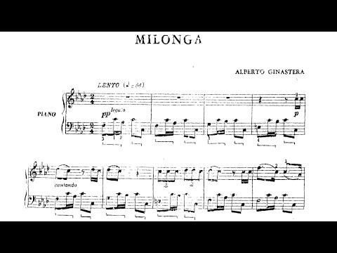 🎵 Milonga - Alberto Ginastera