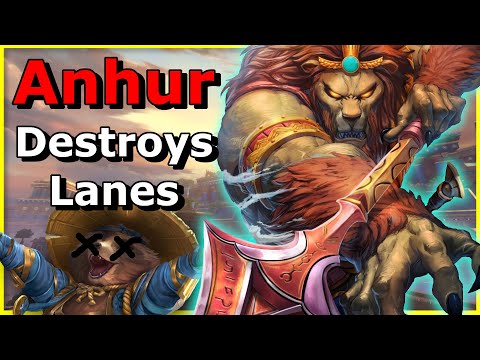 ANHUR HARD COUNTERS DANZABUROU | Smite Season 8 Build