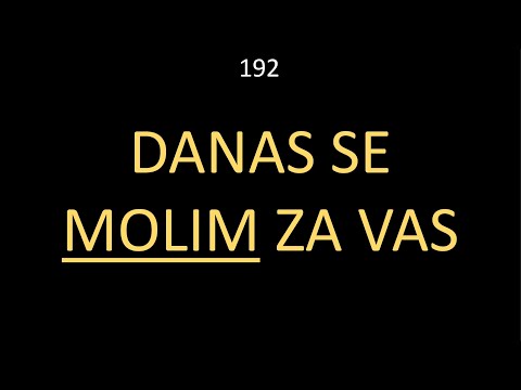 192 POSLEDNJA VREMENA - Danas se molim za vas dragi pratioci YouTube kanala BIBLIJA UČI