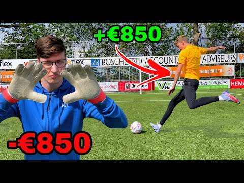 IK KRIJG €10 VOOR ELKE BAL IK SCOOR (100 schoten)