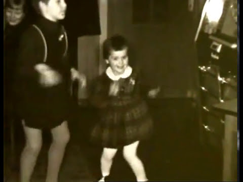 Twist, perfekt von Kindern getanzt, seltenes 8mm Filmdokument (1964)