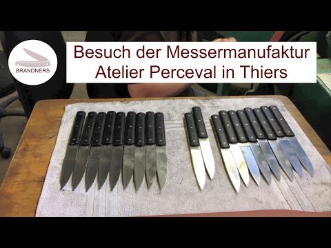 Besuch der Messermanufaktur Atelier Perceval in Thiers.