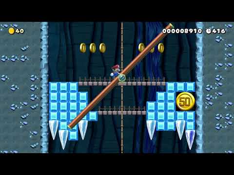 Crystal Cavern by  XeL_ ~ World Record! - Super Mario Maker 2 - No Commentary 1cb 022020