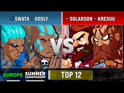 Swata & Godly VS Solarson & Kresuu - Top 12 - EU - Summer Championship 2022 - Doubles