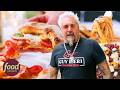 Guy Fieri Tries A Massive Italian Sandwich Diners Drive Ins Dives