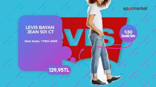 Spormarket'te Levi's ürünlerinde %50 İndirim