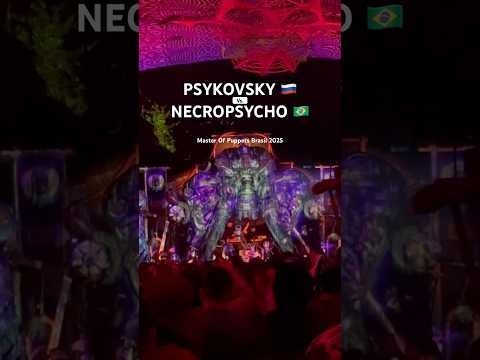 Psykovsky Vs. Necropsycho - Master Of Puppets Brasil 2025 #psytrance #mop #rave #aldeiaoutromundo