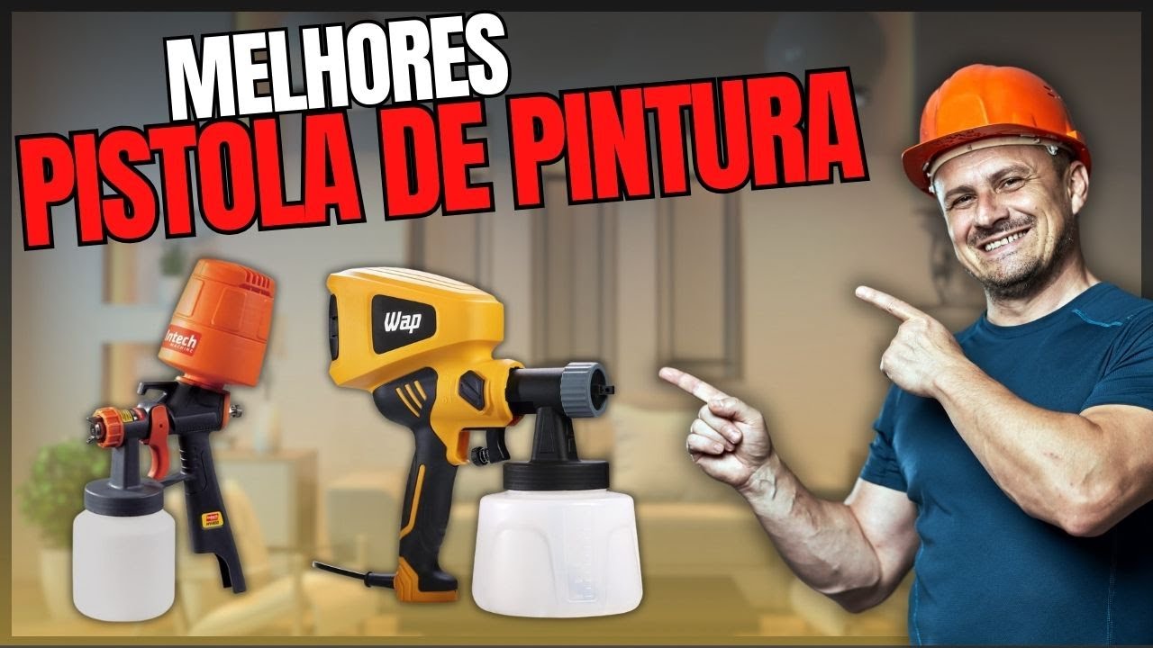 MELHOR PISTOLA DE PINTURA DE 2024! Qual a melhor pistola de pintura elétrica? Top 3 pistolas pintura