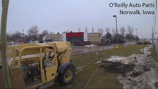 O'Reilly Auto Parts Construction Timelapse - Norwalk, Iowa 2018-19