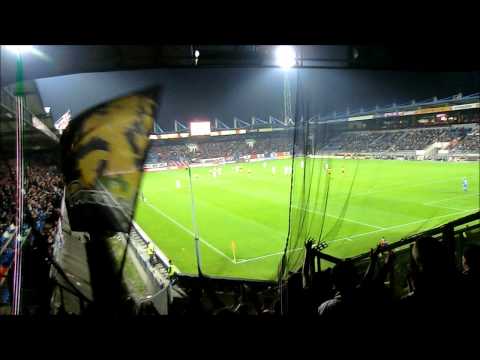 Willem II - Roda JC vanuit het uitvak (2-4-2011, uitslag 4-5)