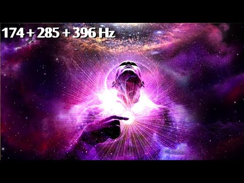 174 Hz + 285 Hz + 396 Hz Stress & Anxiety Relief, Heal Pain, Miracles Tones Solfeggio Frequencies