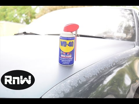 How to Remove Scratches From Your Car - WD-40 Test