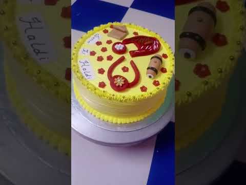 #haldi cake #vanilla