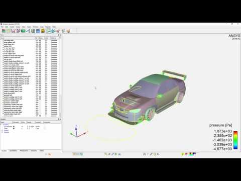 ANSYS EnSight: Overview of Postprocessing a Fluent Case in EnSight