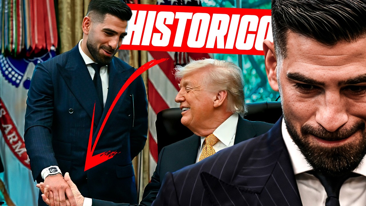 ILIA TOPURIA hizo ESTO en la CASA BLANCA frente a TRUMP