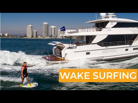 80 foot Wake Surfing Boat - Horizon FD 80 Skyline