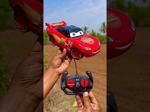 Remote Control Lightning McQueen 95Car Unboxing #mcqueen #car #bike #cartoon #shorts #redkashshorts