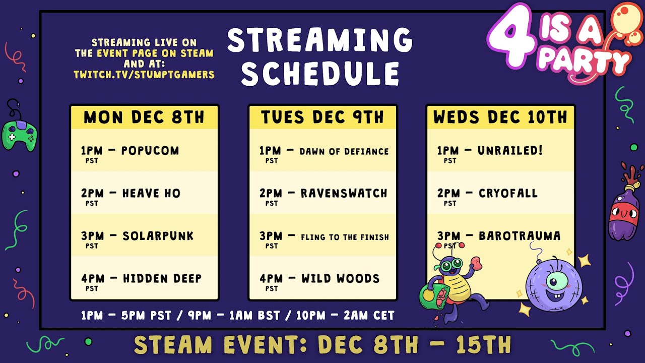 4 IS A PARTY - Streaming Event Trailer