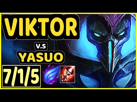 ADEPT (VIKTOR) vs YASUO - 7/1/5 KDA MID GAMEPLAY - EUW Ranked MASTER