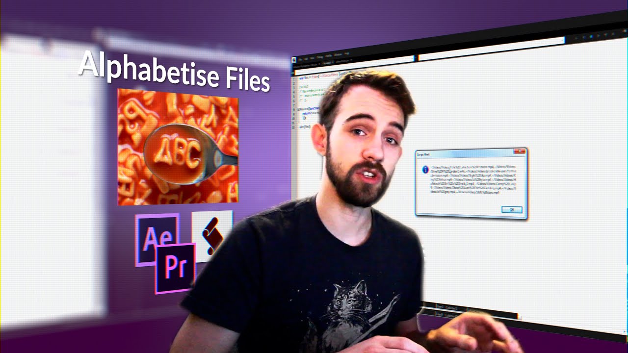 Adobe Scripting Tutorial [QuickTip]: Alphabetise Files