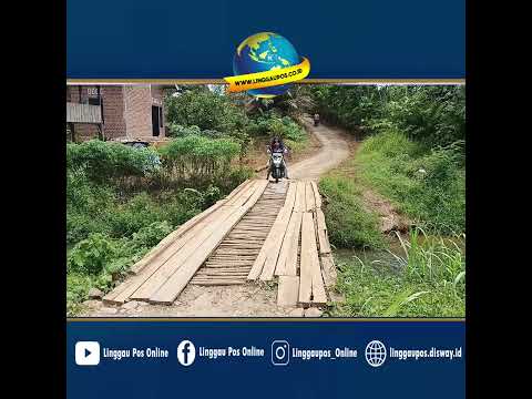 Jembatan di Puncak Kemuning Lubuk Linggau Memperihatinkan