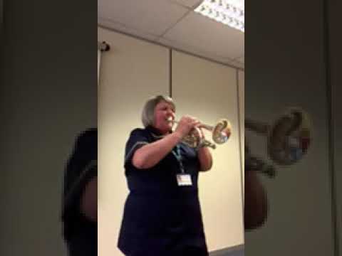 Tracey Helliwell, Clinical Team Leader, Learning Disabilities gives thanks to the NHS