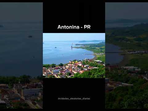 Cidades Aleatórias: Antonina - Paraná 💚 #shorts #maps #brasil #parana #pr #antonina #antoninapr