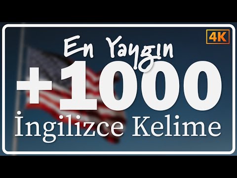 İngilizcede En &Ccedil;ok Kullanılan 1000 Kelime