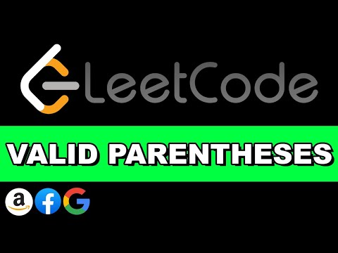 LeetCode Valid Parentheses | Stack it Up | Python
