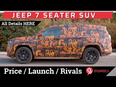 Jeepâ€™s upcoming 7 seater SUV, the 2022 Meridian || Price, Launch, Specs & More Here
